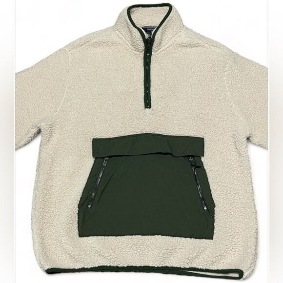 Forever 21 Men's Sweater with Neck Closure Beige Size L - Picture 3 of 10